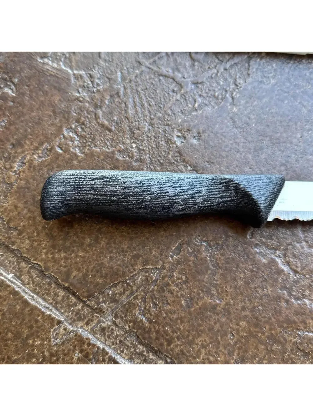 Pampered Chef Serrated Bread Knife Stainless Steel with Protective Sleeve #1285